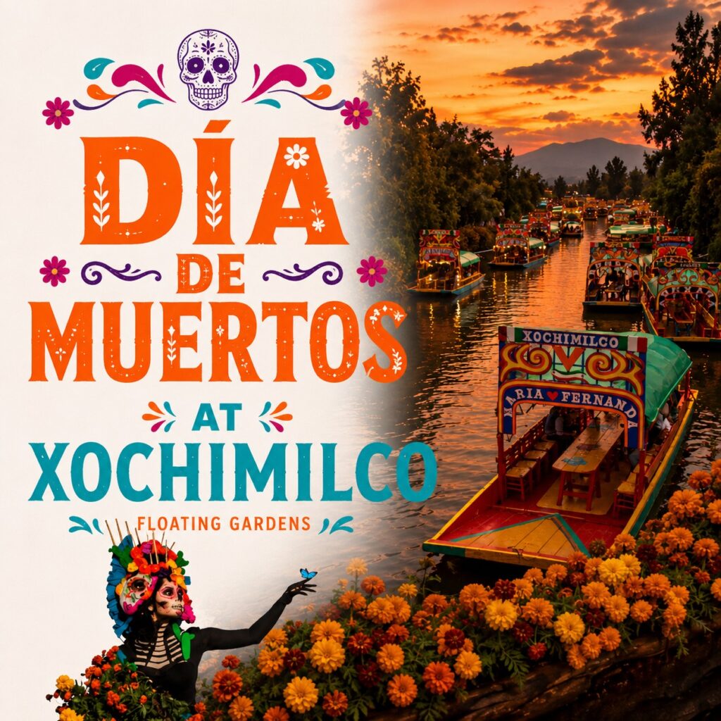 Day of the Dead Experience at Xochimilco (floating gardens)